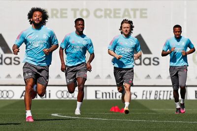 entrenamiento del real madrid
