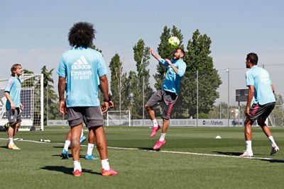 entrenamiento del real madrid