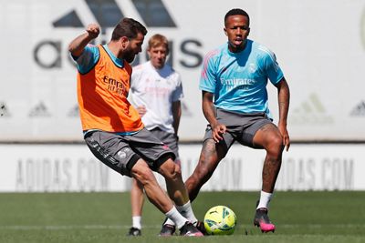 entrenamiento del real madrid