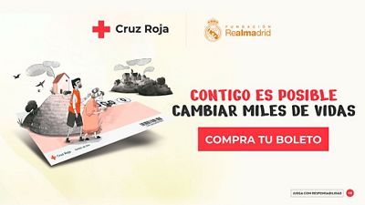 La Fundación Real Madrid colabora por quinto año en el Sorteo de Oro de la Cruz Roja