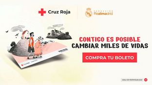 La Fundación Real Madrid colabora por quinto año en el Sorteo de Oro de la Cruz Roja