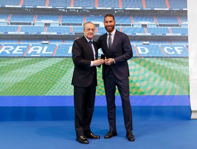 acto de homenaje y despedida de sergio ramos