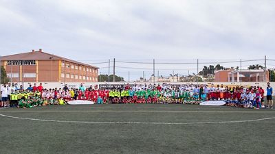 Casi un millar de participantes en el VII Torneo de Fútbol Solidario de Churriana