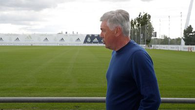 Ancelotti, en la Ciudad Real Madrid