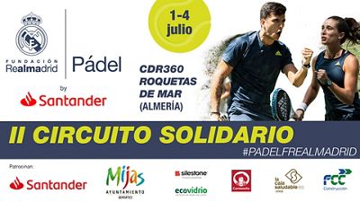 El II Circuito Solidario de Pádel de la Fundación Real Madrid by Santander llega a Almería