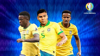 Casemiro, Militão y Vini Jr. disputan la final de la Copa América