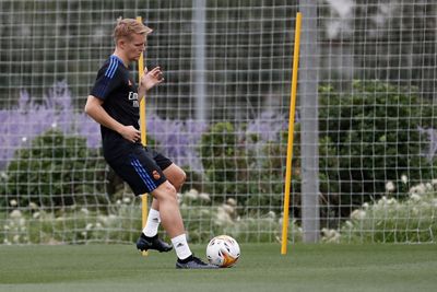 entrenamiento del real madrid