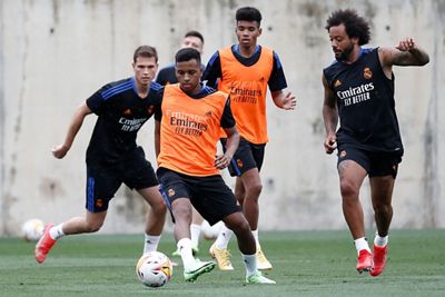 entrenamiento del real madrid
