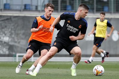 entrenamiento del real madrid
