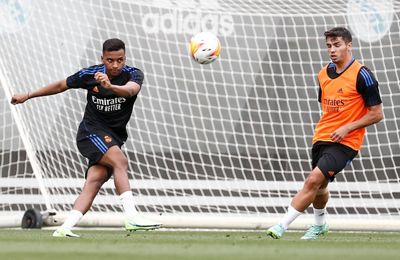 entrenamiento del real madrid