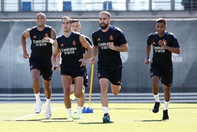 entrenamiento del real madrid