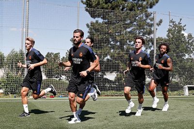 entrenamiento del real madrid