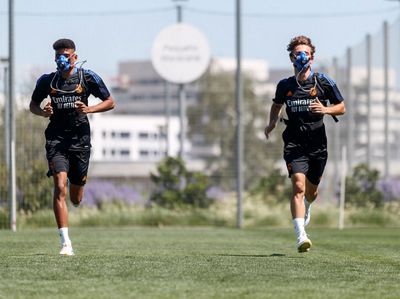 entrenamiento del real madrid