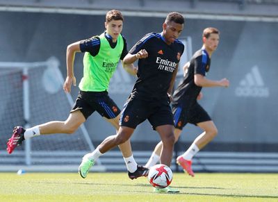 entrenamiento del real madrid