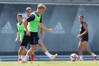 entrenamiento del real madrid