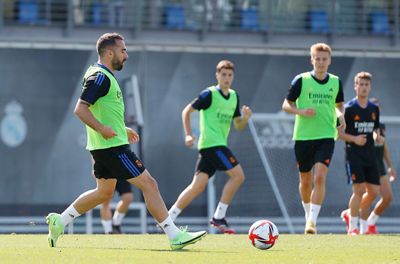 entrenamiento del real madrid
