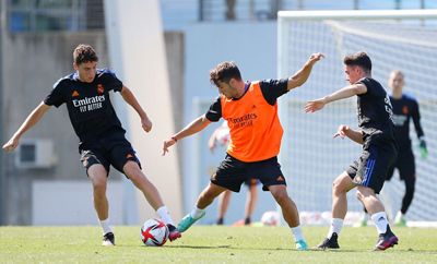 entrenamiento del real madrid