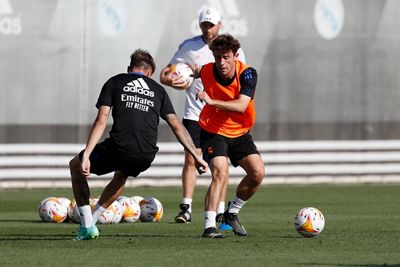 entrenamiento del real madrid