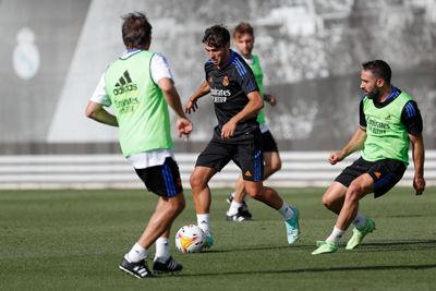 entrenamiento del real madrid