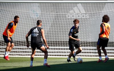 entrenamiento del real madrid