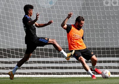 entrenamiento del real madrid