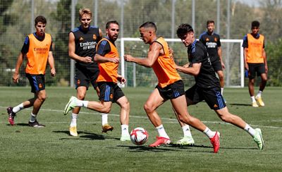 entrenamiento del real madrid