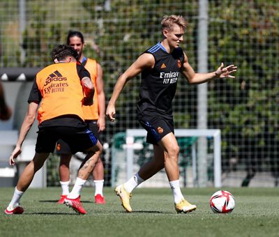 entrenamiento del real madrid