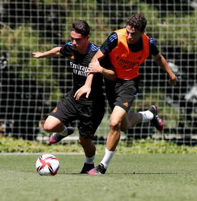 entrenamiento del real madrid