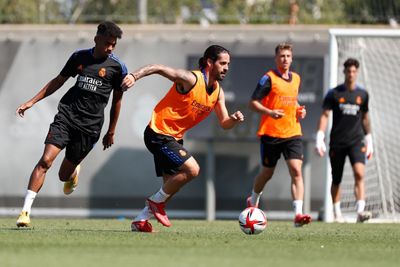 entrenamiento del real madrid