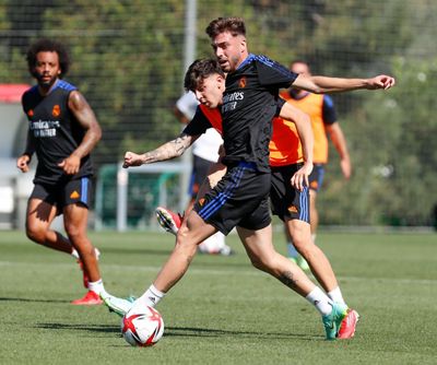 entrenamiento del real madrid