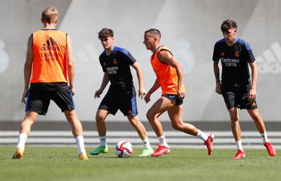 entrenamiento del real madrid