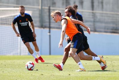 entrenamiento del real madrid