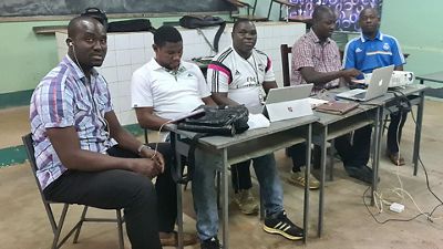 Primera formación online para la escuela de Costa de Marfil