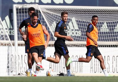 entrenamiento del real madrid