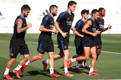 entrenamiento del real madrid