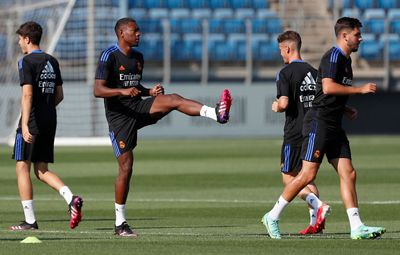 entrenamiento del real madrid
