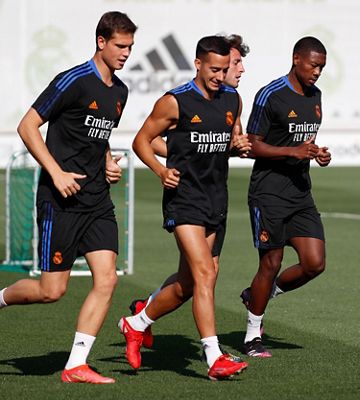 entrenamiento del real madrid