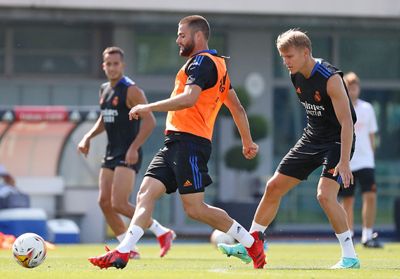 entrenamiento del real madrid