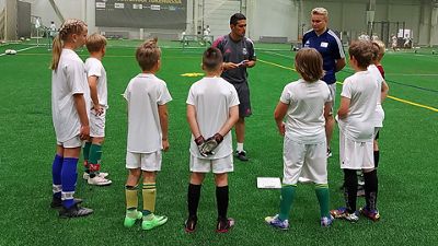 La Fundación Real Madrid celebró un clínic en Finlandia