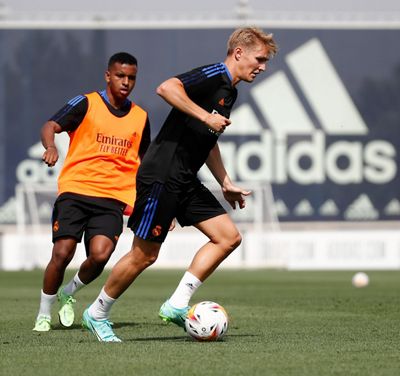 entrenamiento del real madrid