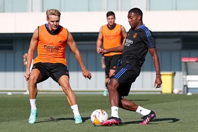 entrenamiento del real madrid