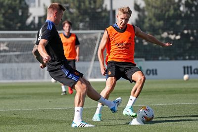 entrenamiento del real madrid