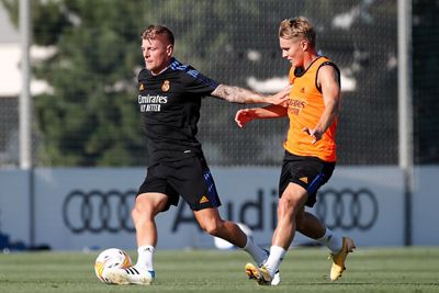 entrenamiento del real madrid