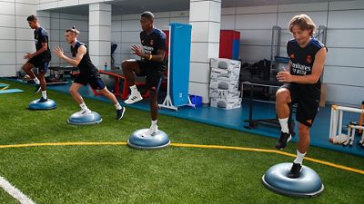 Doble sesión para Modrić, Kroos, Varane, Alaba y Bale