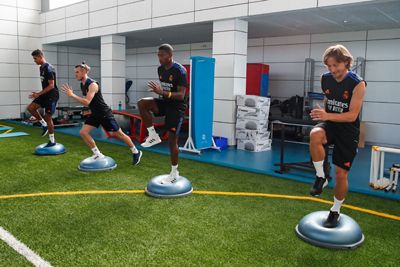 entrenamiento del real madrid