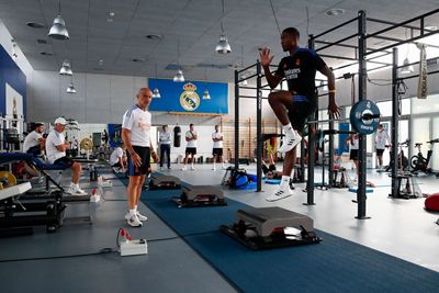 entrenamiento del real madrid