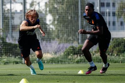 entrenamiento del real madrid