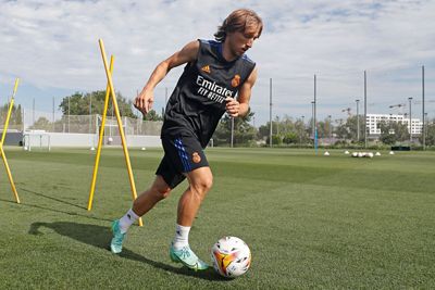 entrenamiento del real madrid