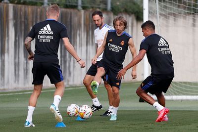entrenamiento del real madrid