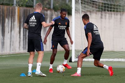 entrenamiento del real madrid